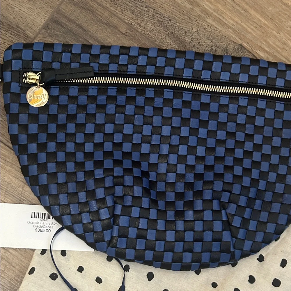 Clare V Grande Fanny Blue and Cobalt - Picture 9 of 15